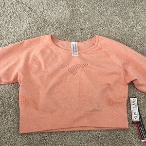 NWT New Mix Long Sleeve Workout Crop Top